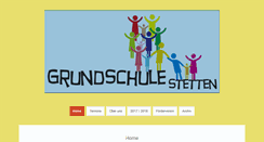 Desktop Screenshot of gs-stetten.de